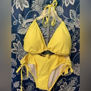 Yellow XL string bikini